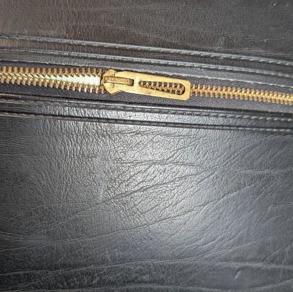 Vintage Made in Canada Leather Doctor Style Bag Briefcase 1950s 1960s - Picture 16 of 16